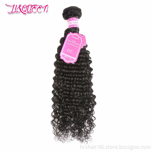 wholesale indian hair weave human hair deep wave bundles with closure cuticle aligned hair
